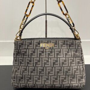 Fendi 2022 Zucca Terrycloth O'Lock Tote (JB1070)